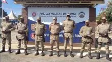 Comandante do 19°BPM é homenageado pela PMAL, o Major Reinaldo, participou da solenidade comemorativa ao Dia Do Soldado no CPR, na cidade de Vitória da Conquista