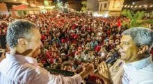 Em Jequié, Jerônimo Rodrigues levou uma multidão para o seu ato político