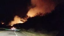 Incêndio nas margens da BR-330, destrói vegetação no trecho entre Jequié e Jitaúna