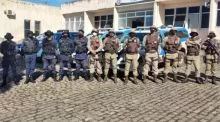 Operação Paz no Vale, em Jaguaquara foram apreendidas 9 motocicletas e 2 automóveis, 52 pessoas foram abordadas